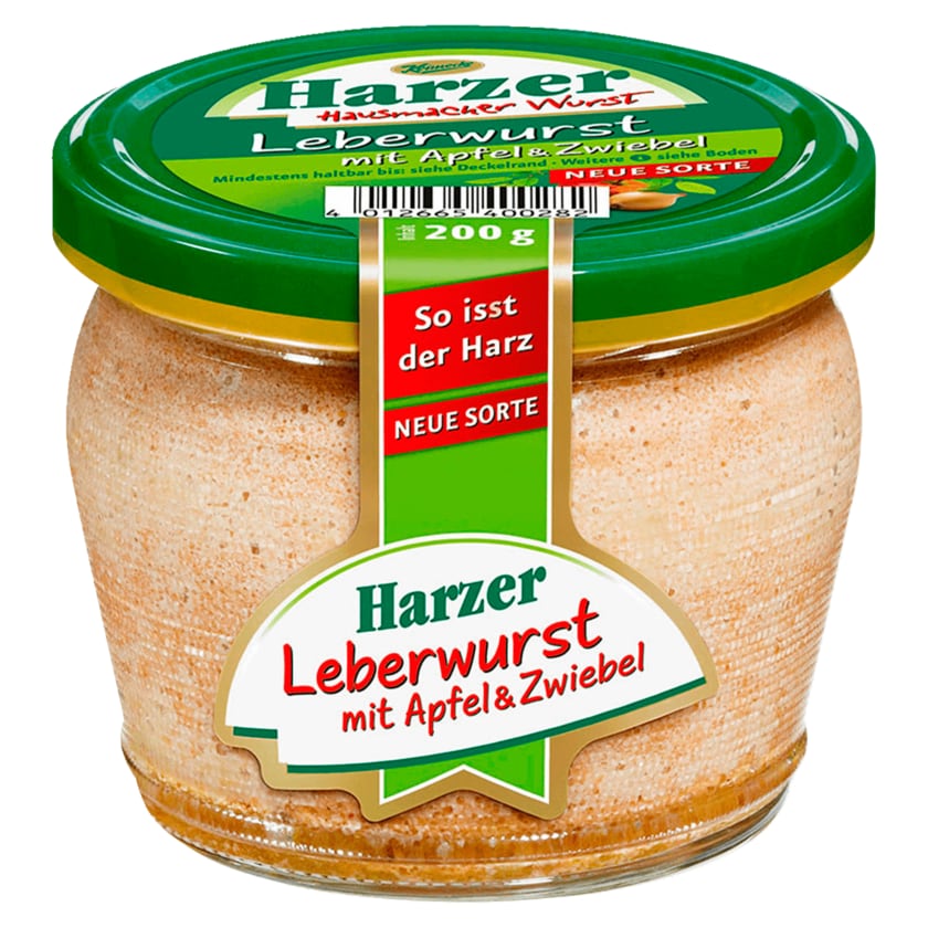 Keunecke Harzer Leberwurst mit Apfel & Zwiebel 200g